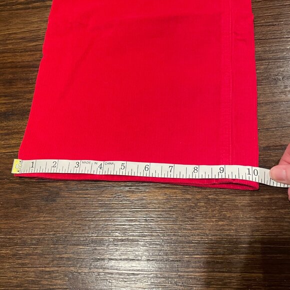 NWT J.Crew Red Corduroy Slim-Wide Pant Sz 32P Petite Sailor Radiant Ruby Red - Picture 9 of 11